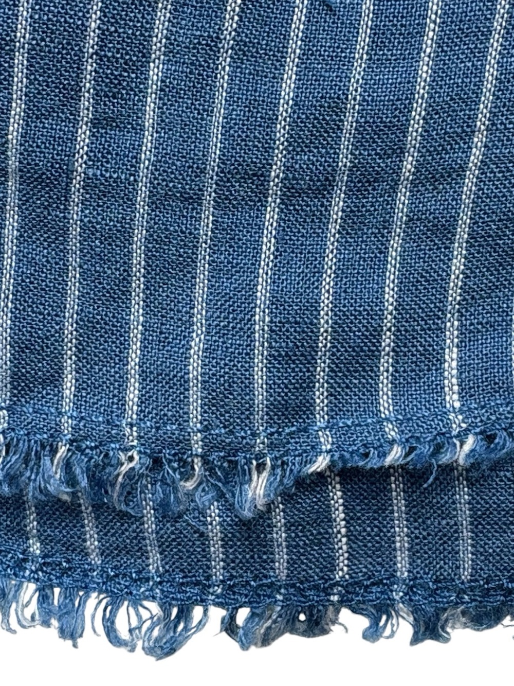 NWT Garnet Hill Blue White Striped Linen European Flax Tunic Dress M - Picture 4 of 12
